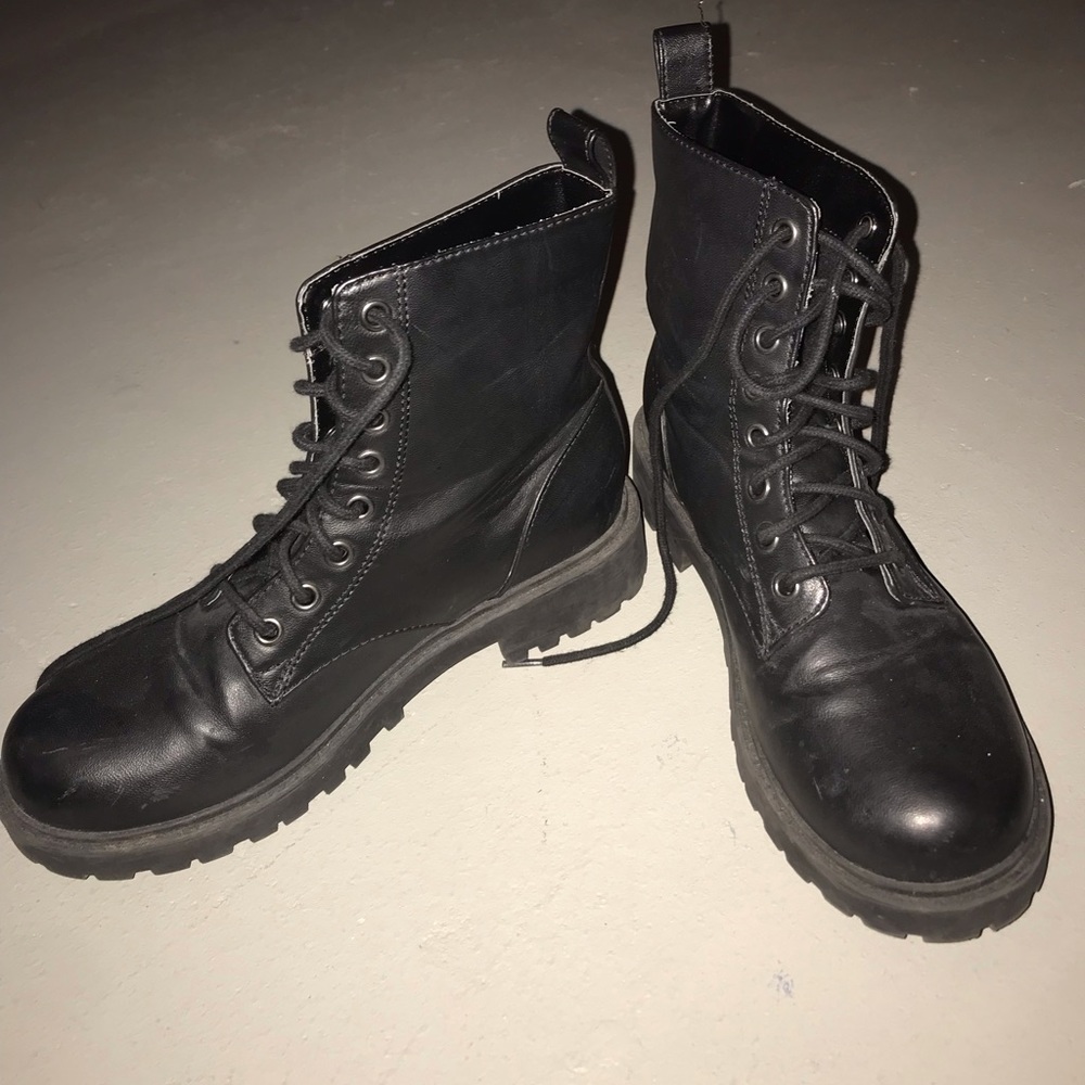 Black Combat Boots